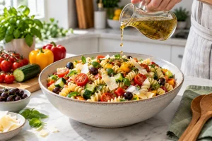 Meilleure Vinaigrette pour Salade de Pâtes 🥗: Recette